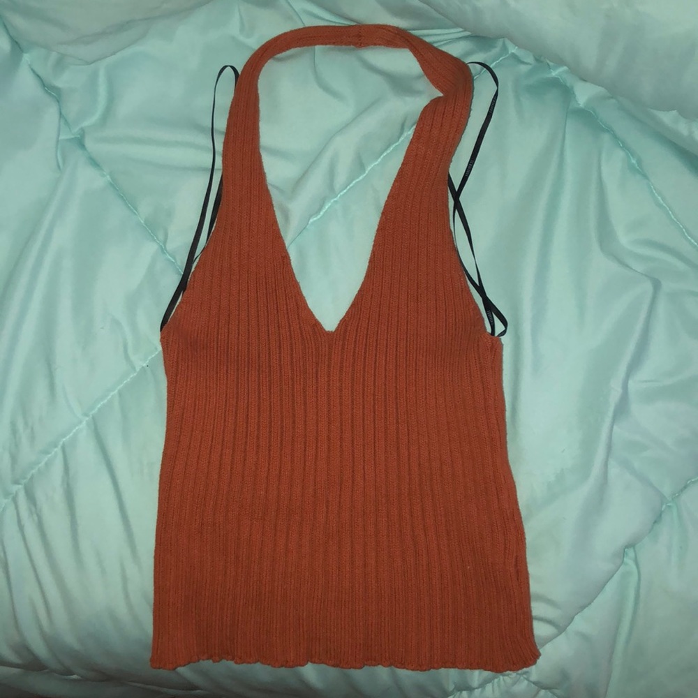 Rust halter top Forever 21